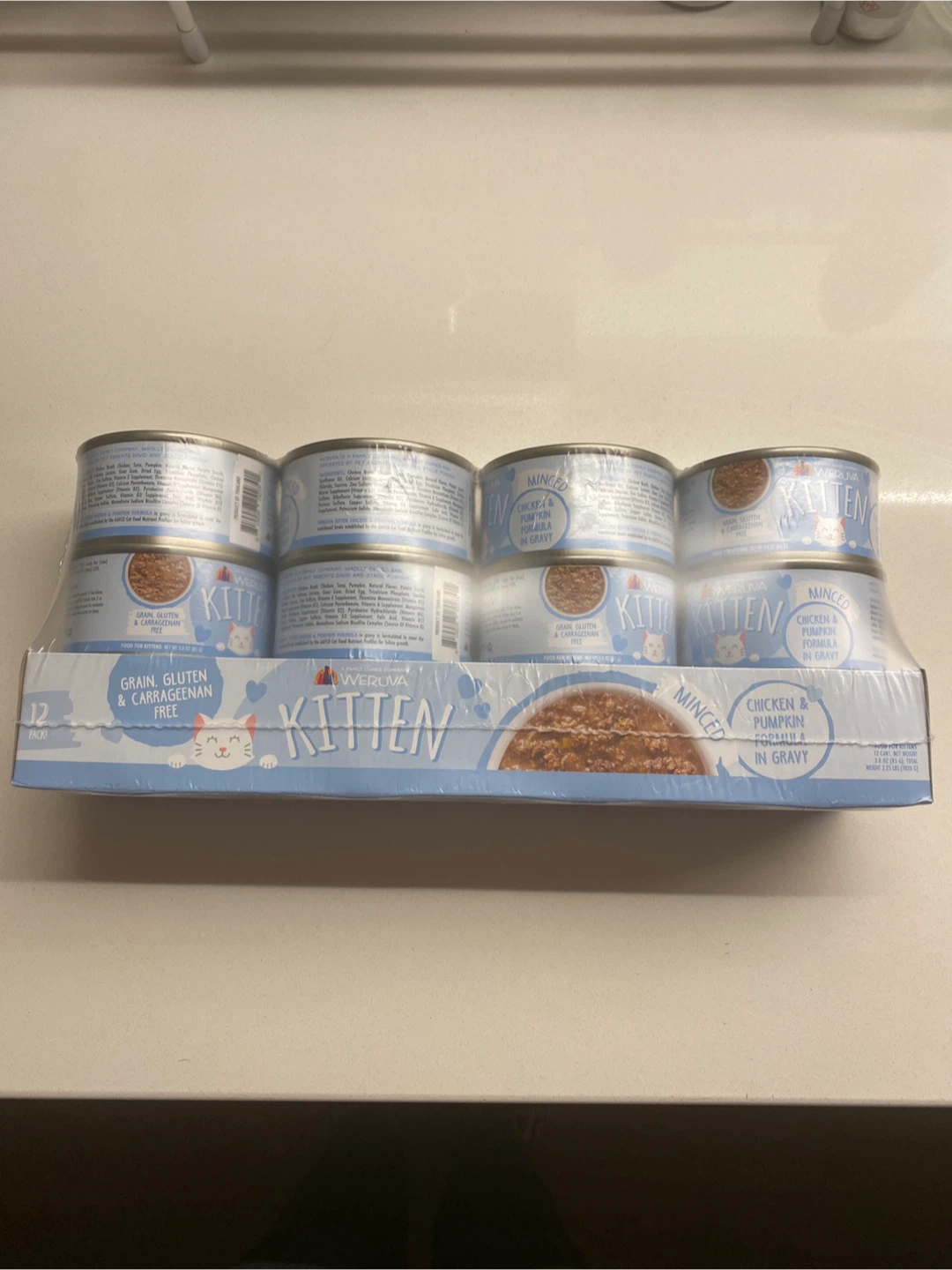 Weruva Kitten Minced Chicken & Pumpkin in Gravy (12)