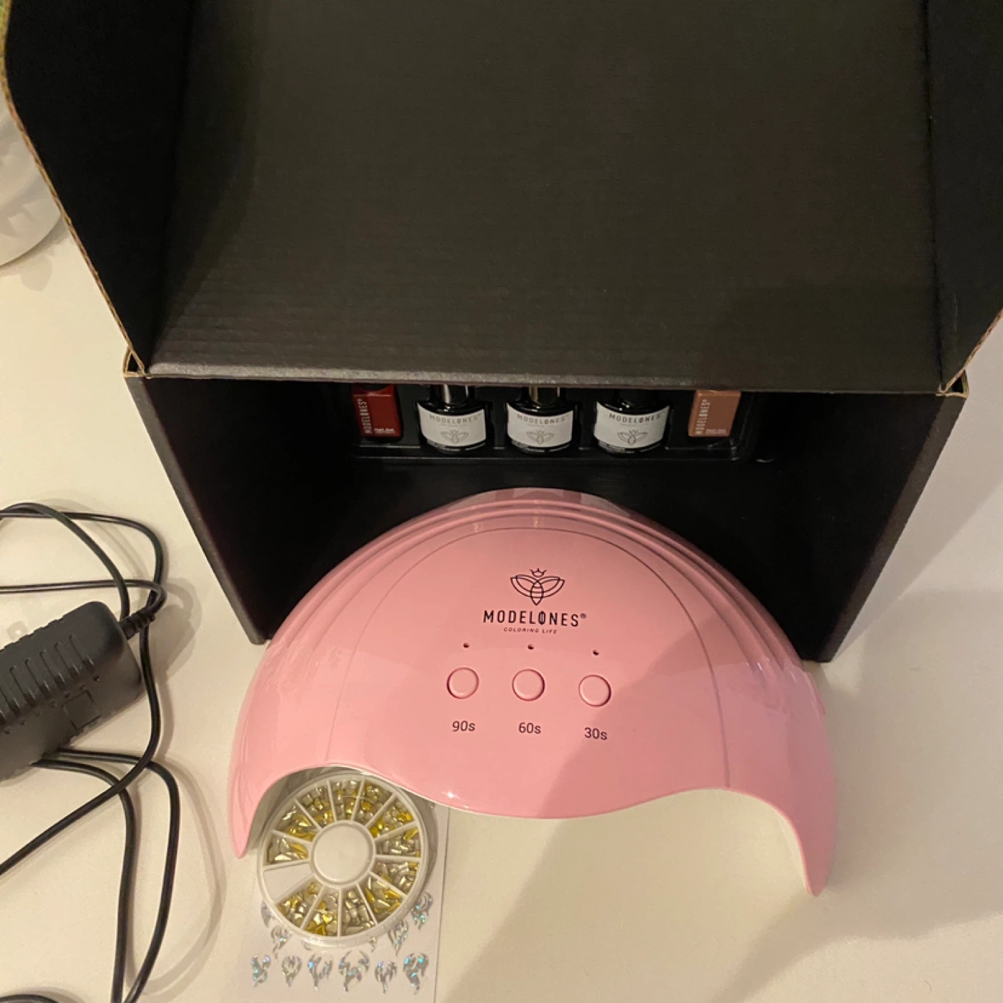 Modelones Nail Gel Polish Kit with Lamp - photo 3