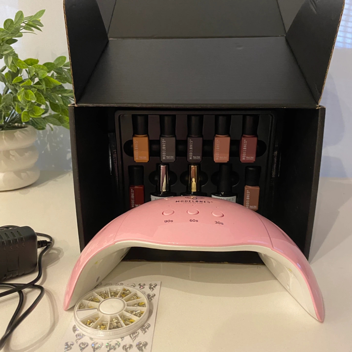 Modelones Nail Gel Polish Kit with Lamp - photo 2