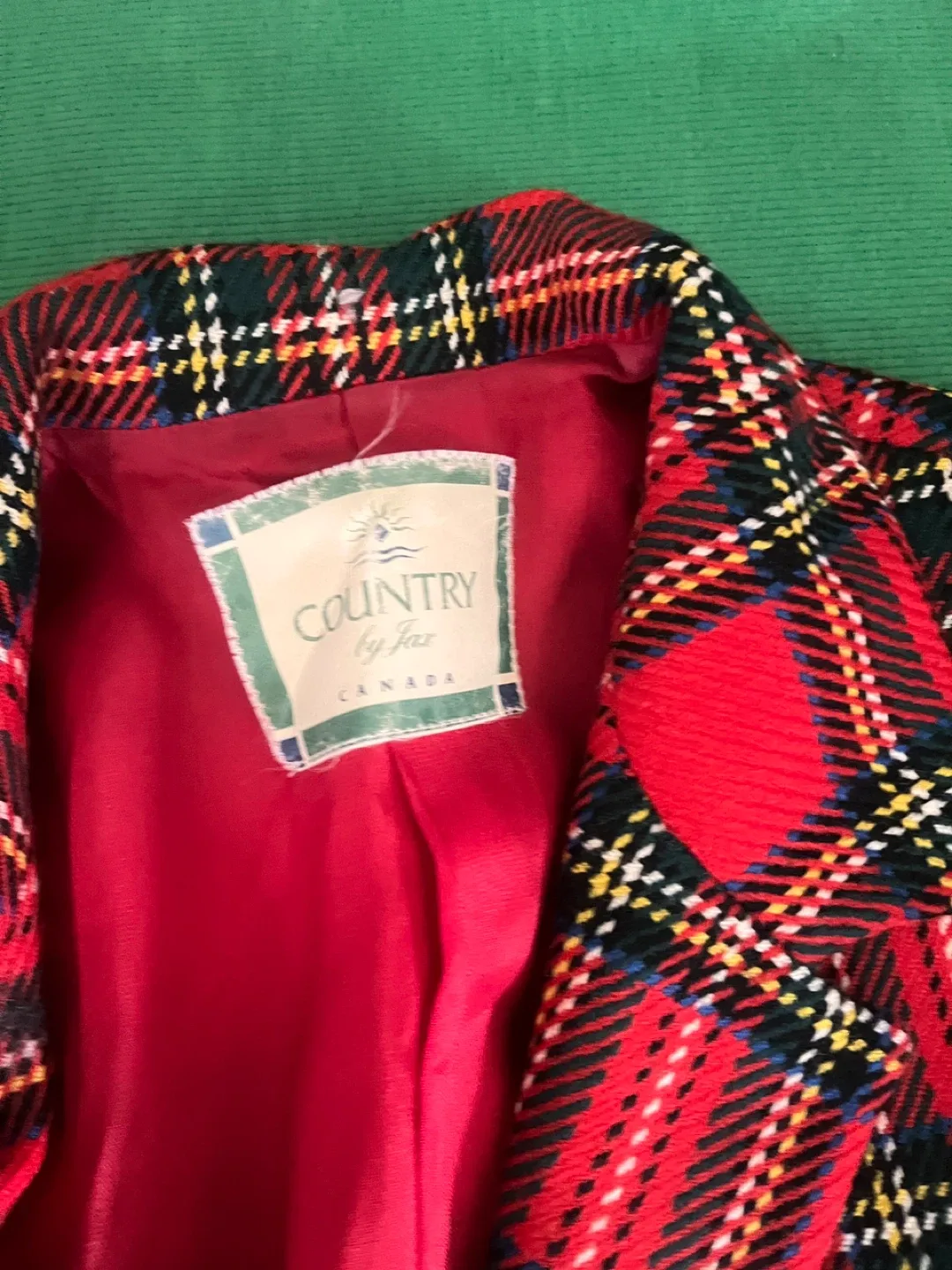 Country by Jax Red Plaid Blazer image indicator(3)