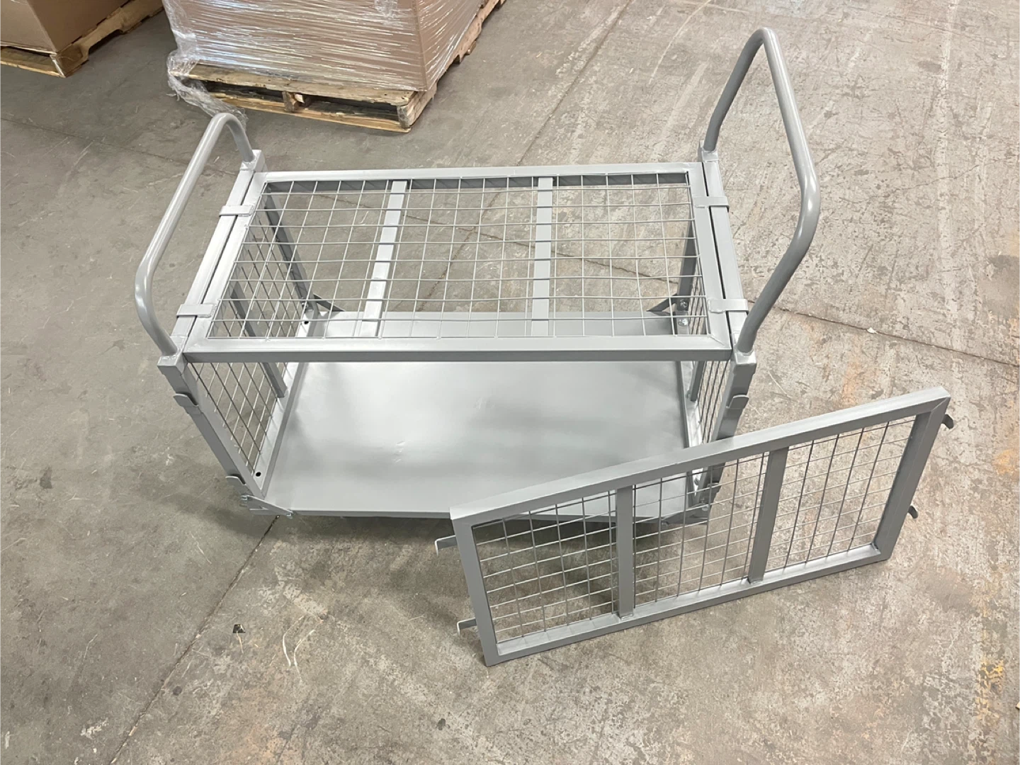 Metal Wire Mesh Cart