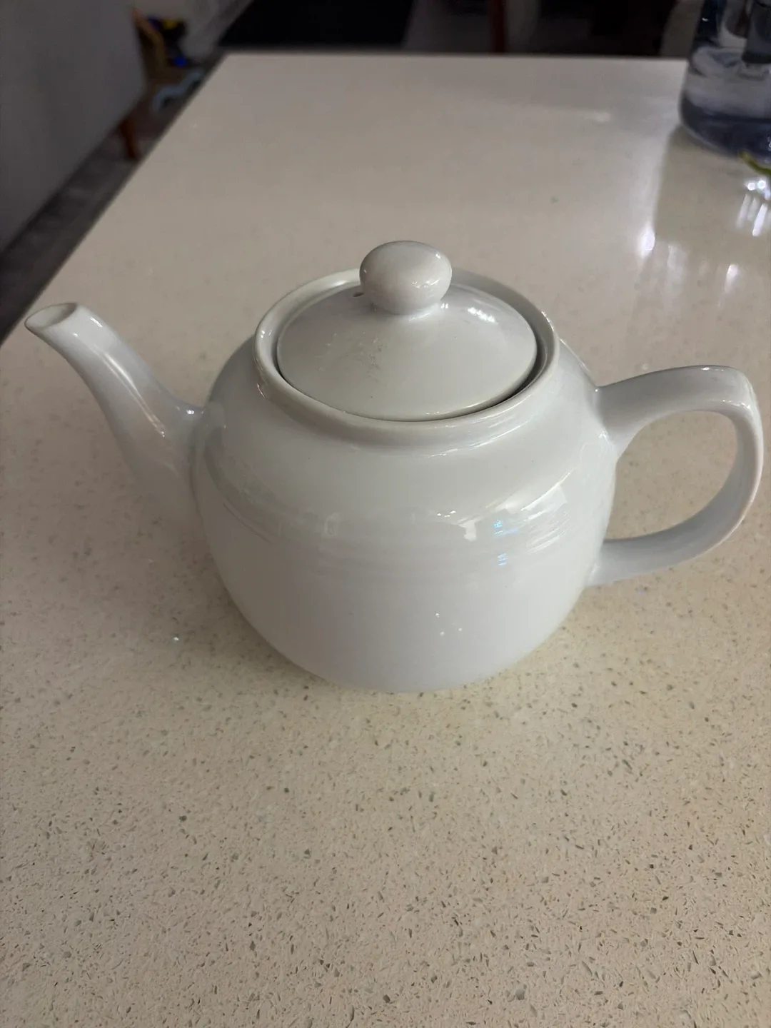 White Ceramic Teapot thumbnail
