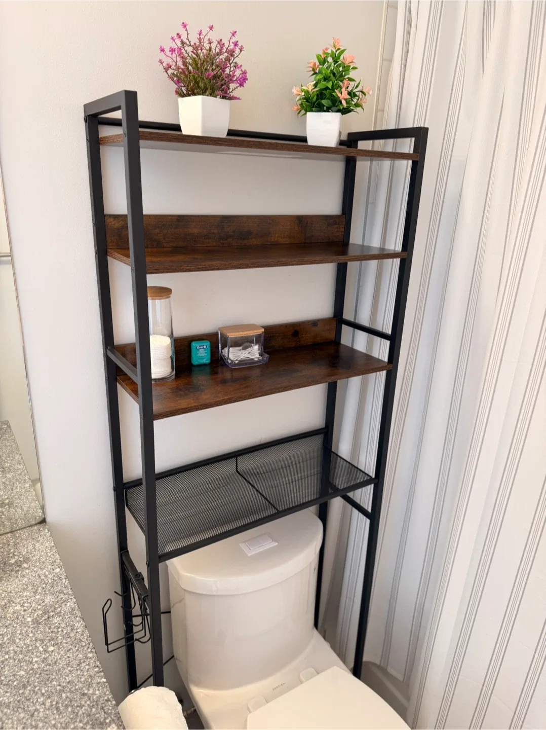 Rolanstar 4-Tier Bathroom Organizer – Over the Toilet thumbnail