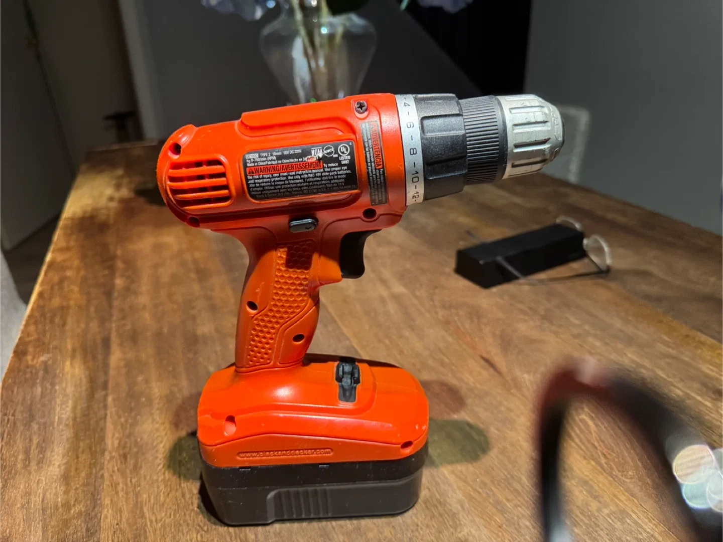 Black & Decker 18V Cordless Drill - Orange image indicator(2)