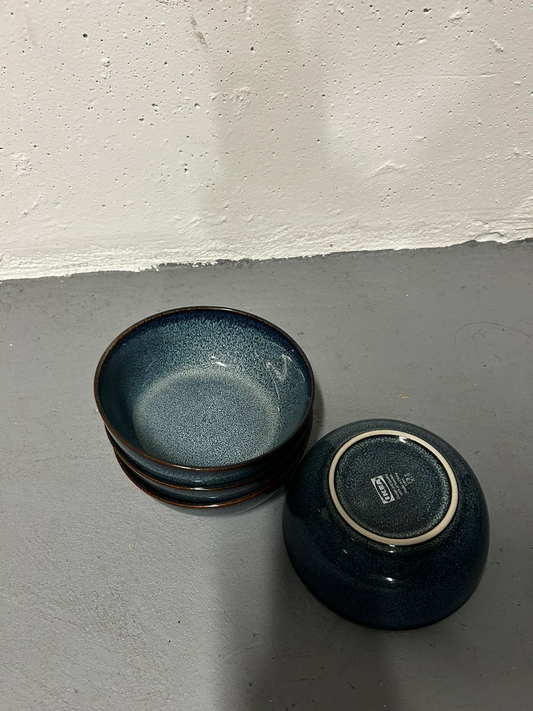 IKEA FÄRGKLAR Bowl, Dark Turquoise, Set of 4 image indicator(3)
