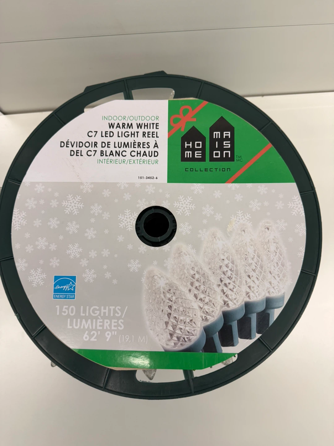 Home Maison C7 LED Warm White Light Reel - 150 Lights