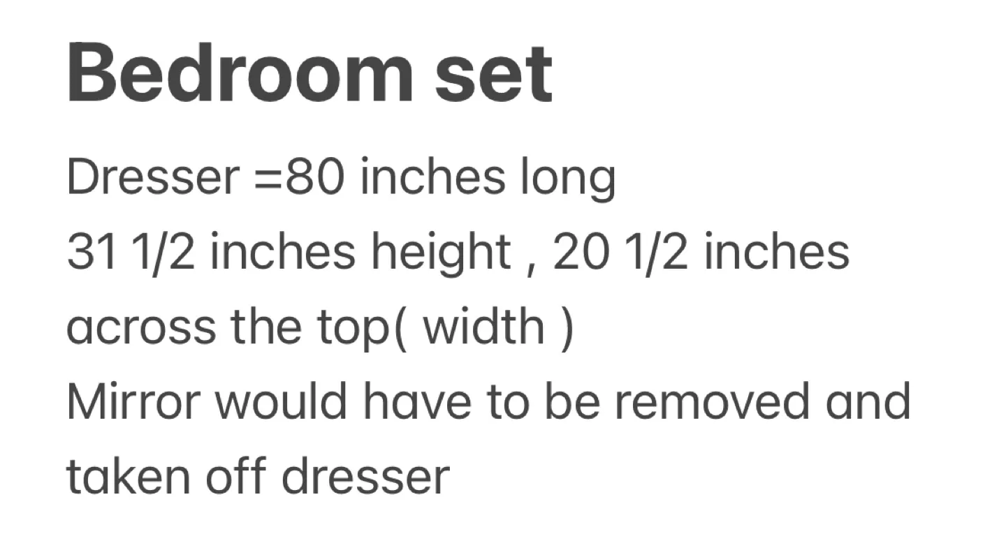 King Bedroom Set - Dresser, Bed Frame, Night Stands image indicator(3)