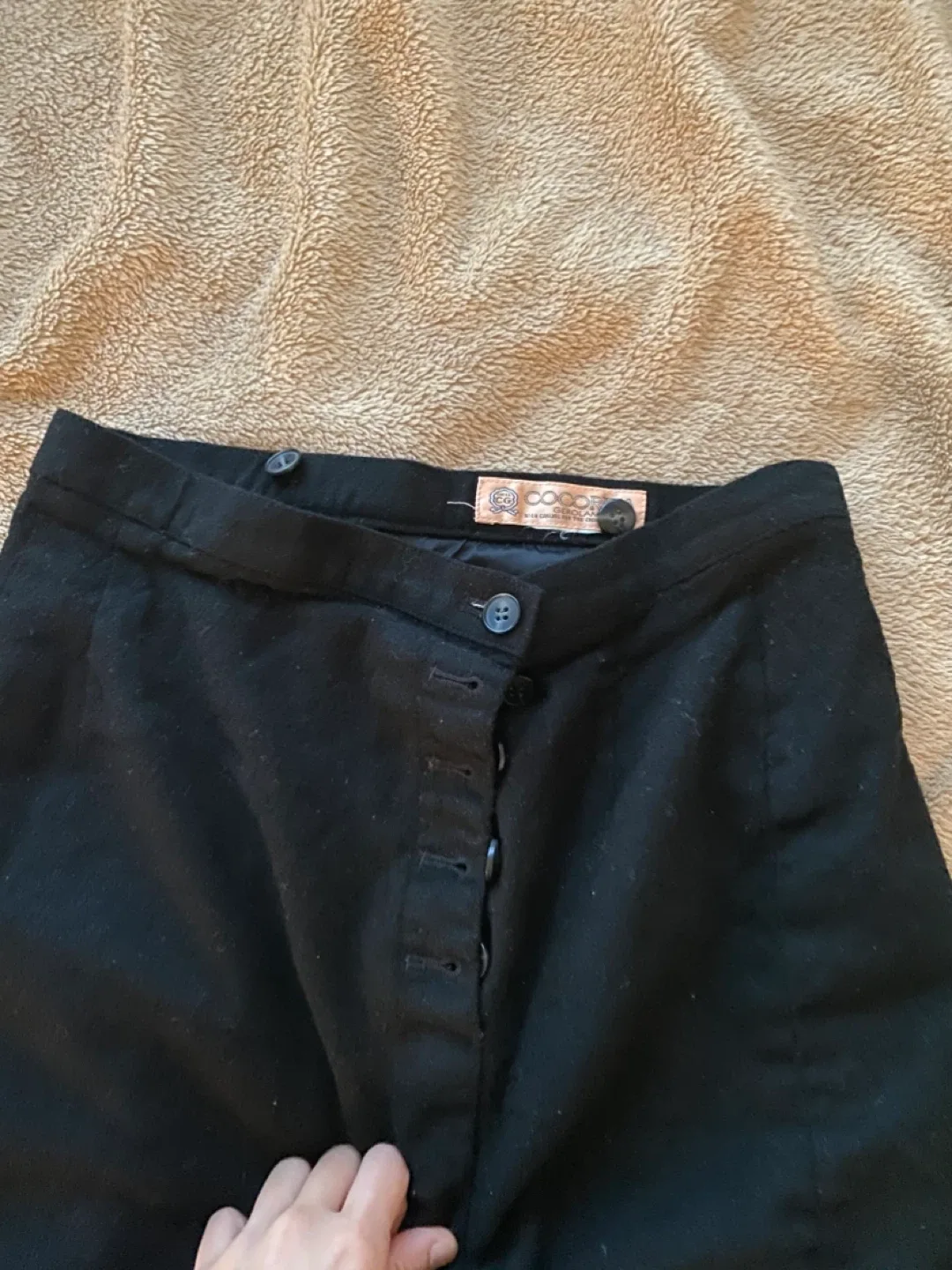 Long Black Pencil Skirt image indicator(2)