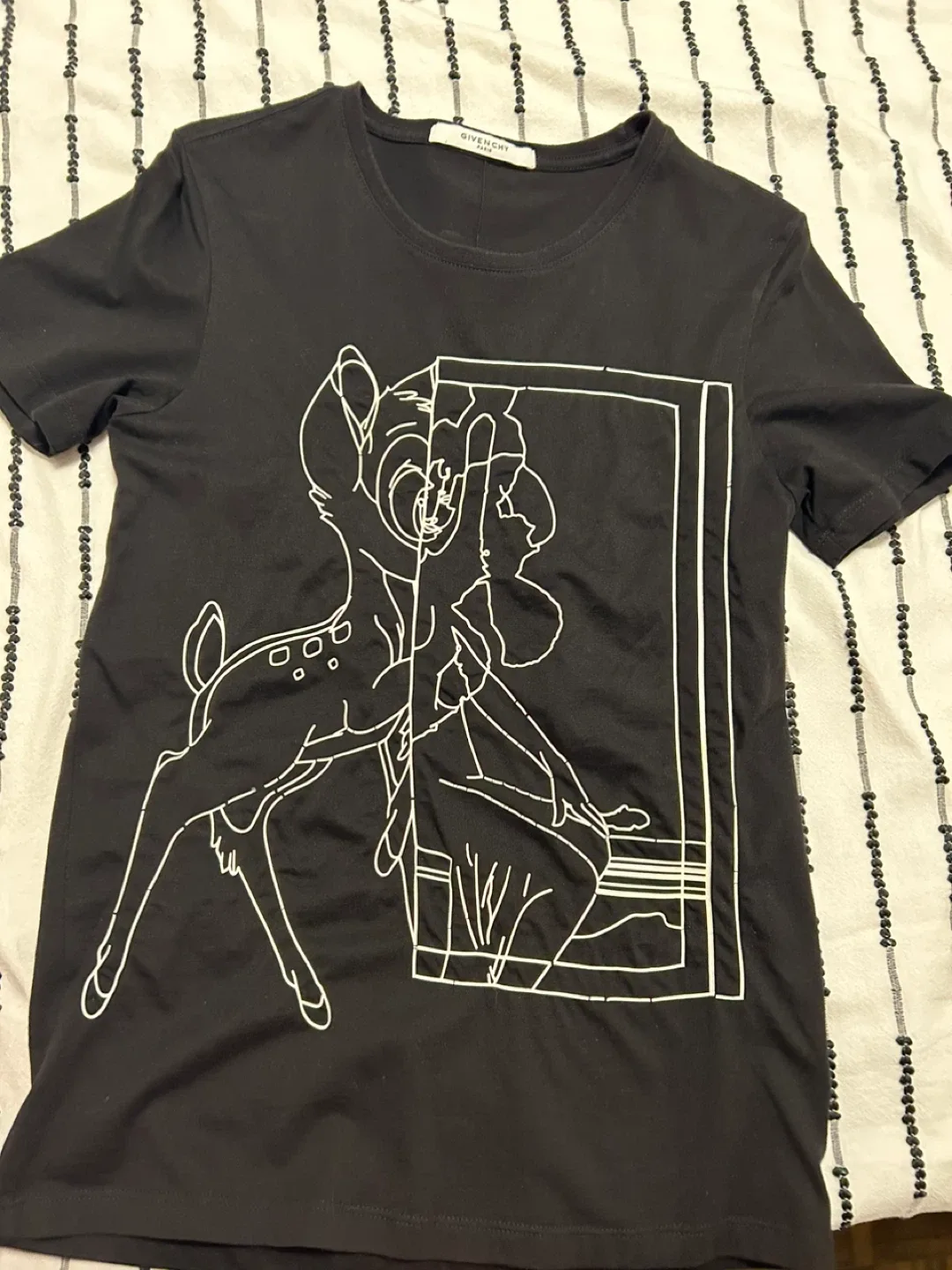 Givenchy Bambi Print Black T-Shirt thumbnail
