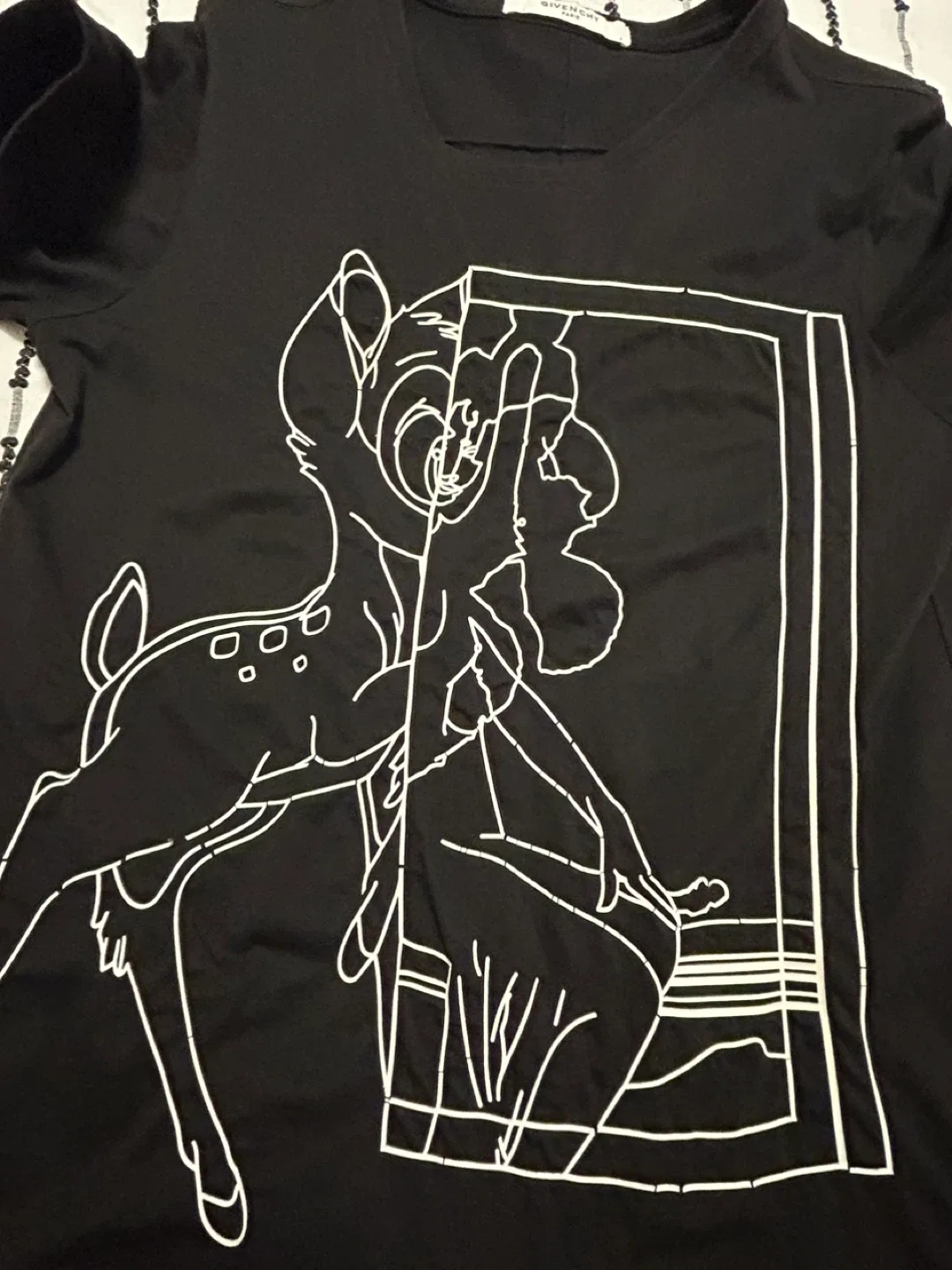 Givenchy Bambi Print Black T-Shirt image indicator(3)