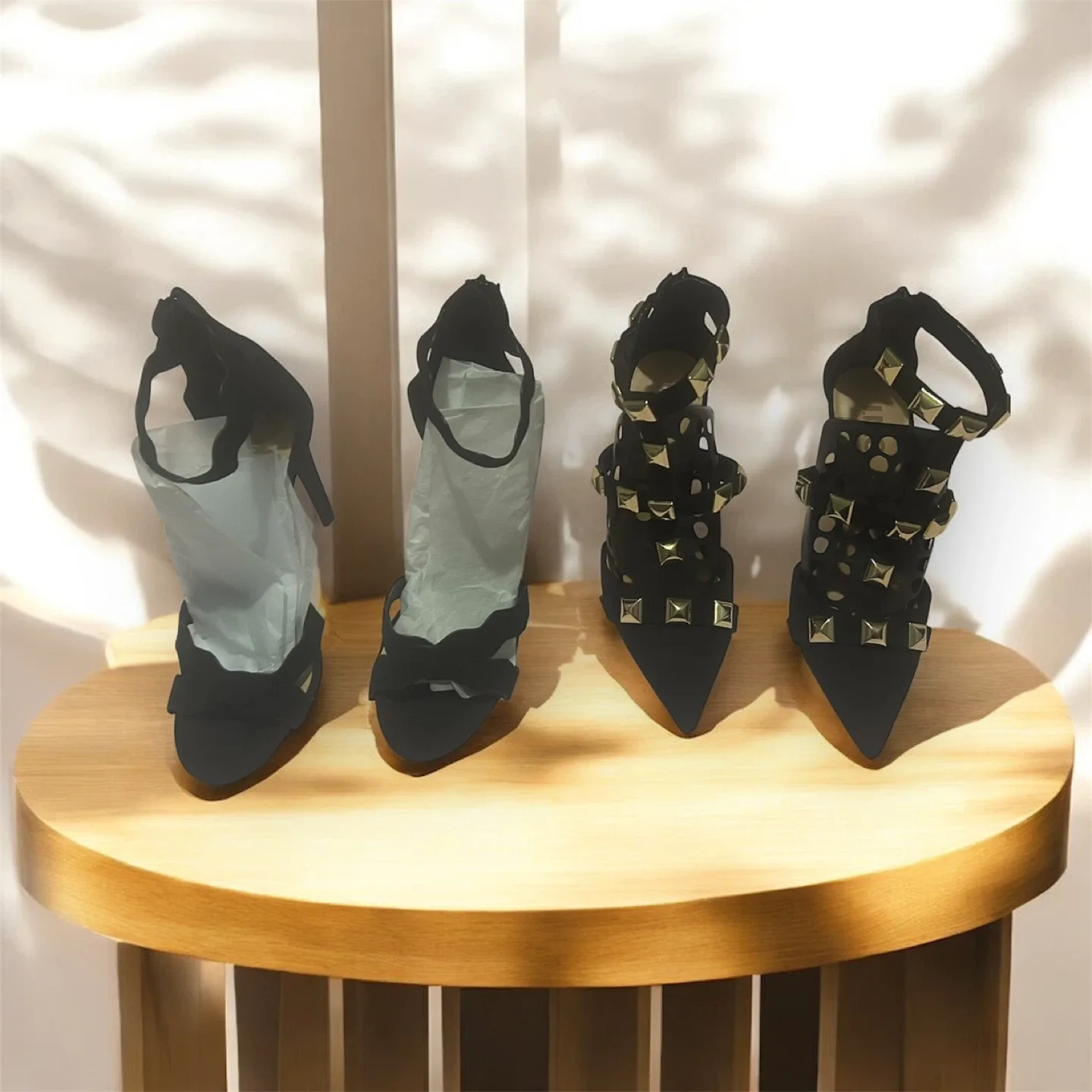 Adrianna Papell Black Heels - Size 7.5 image indicator(3)