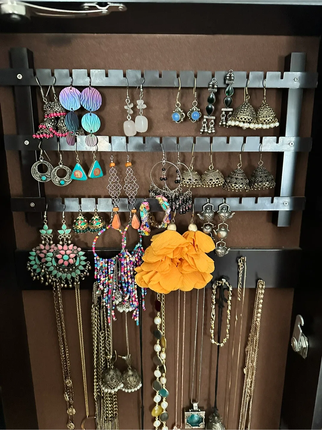 Standing Jewellery Mirror Cabinet image indicator(4)