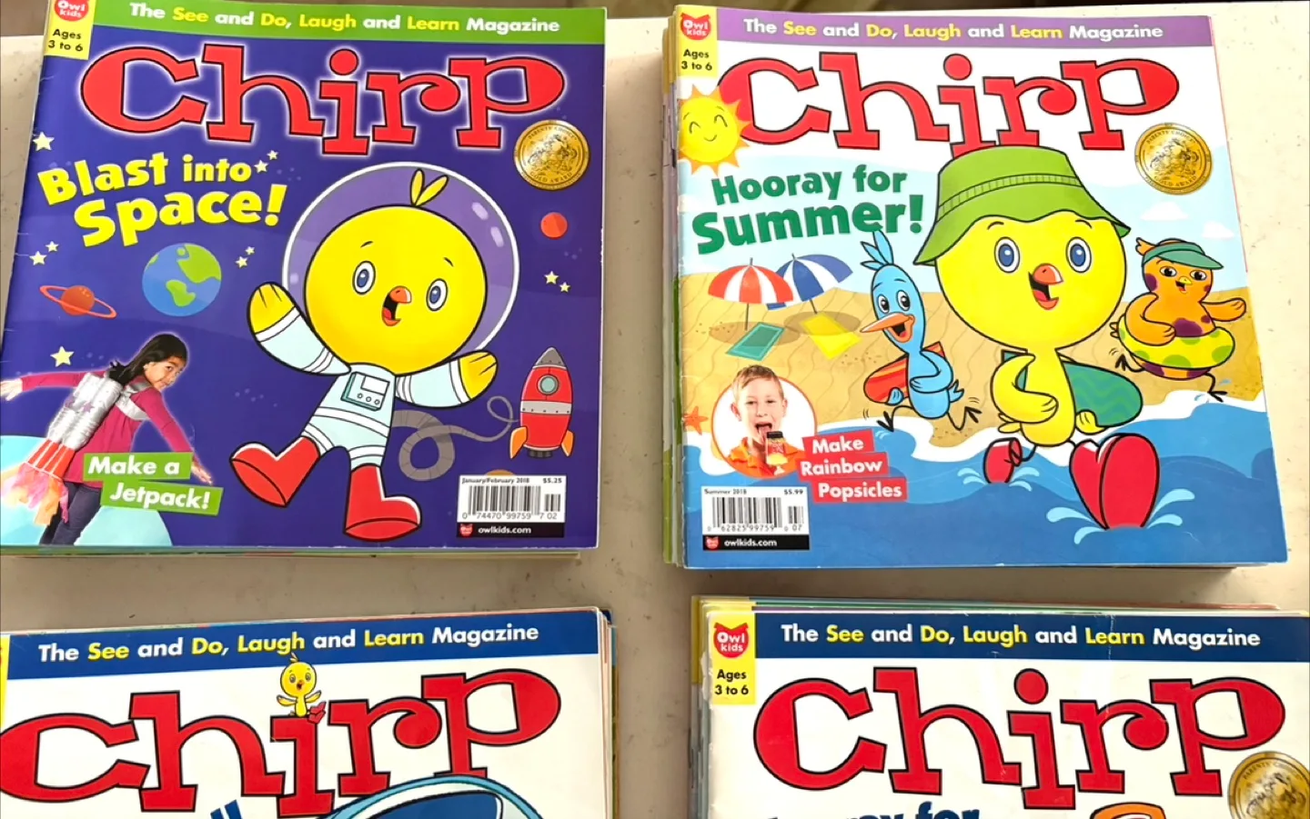 64 Chirp Magazine Bundle - Ages 3 to 6 image indicator(4)