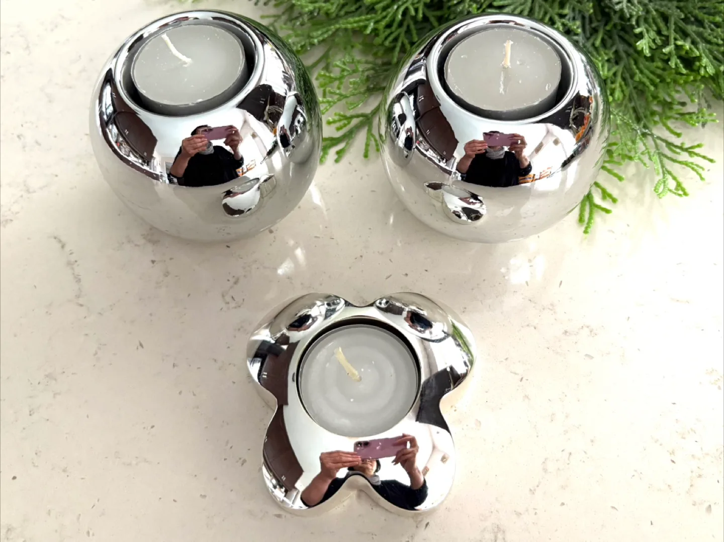 Tous Silver Candle Holders (Set of 3) image indicator(4)