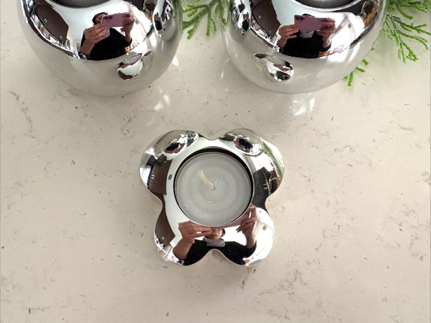 Tous Silver Candle Holders (Set of 3) image indicator(3)