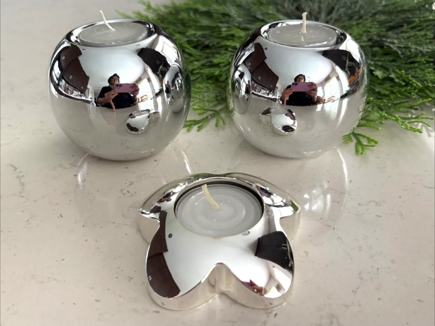Tous Silver Candle Holders (Set of 3) image indicator(2)