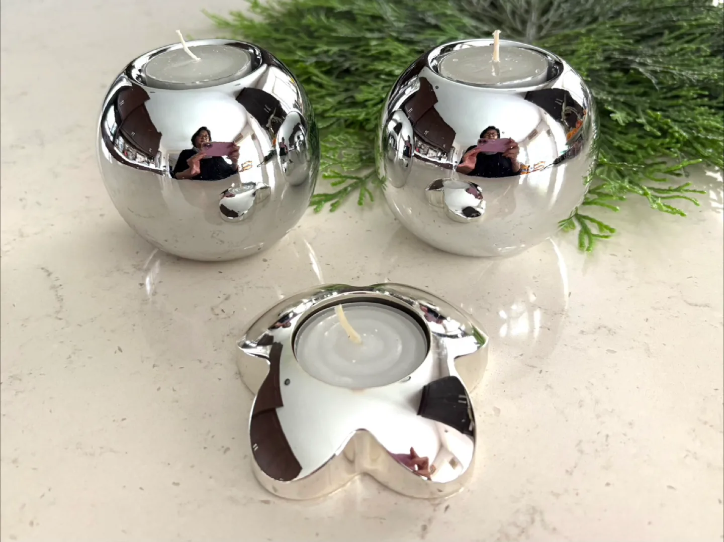 Tous Silver Candle Holders (Set of 3) image indicator(5)
