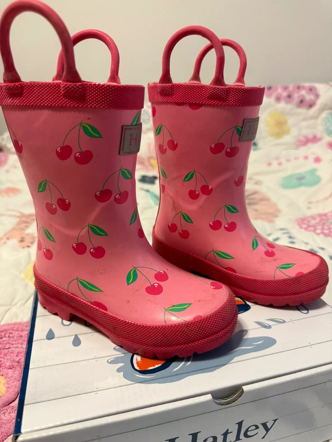 Hatley Kids Cherry Rain Boots - Size 9 thumbnail