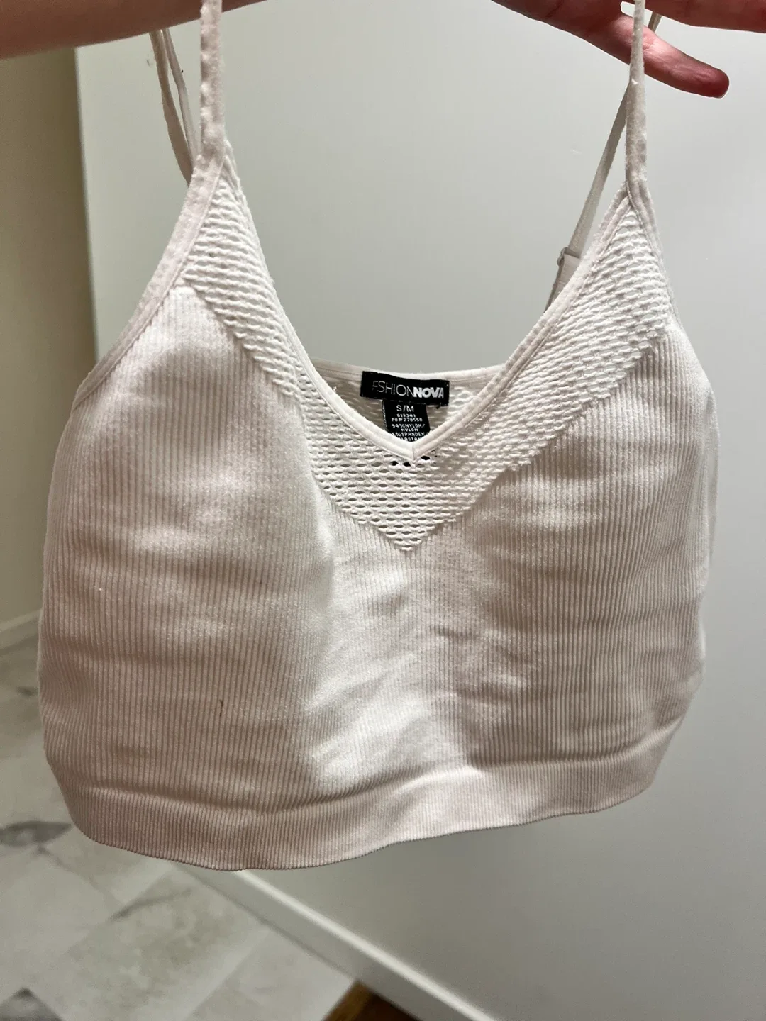 White shorts and top set Fashion nova image indicator(4)