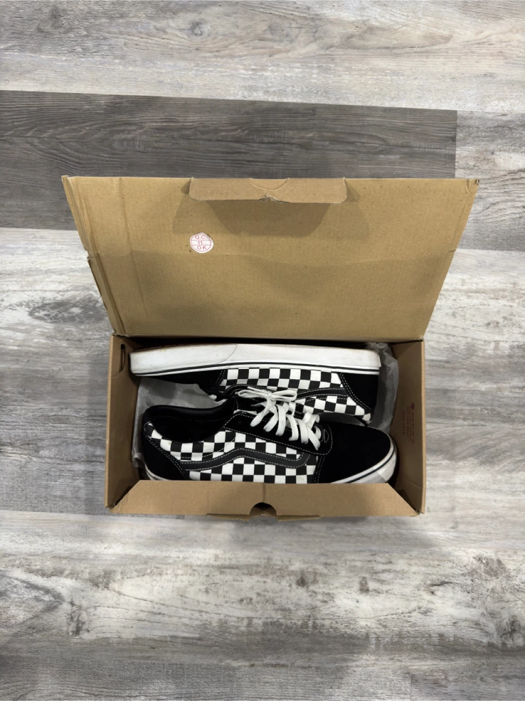 vans old skool checkerboard