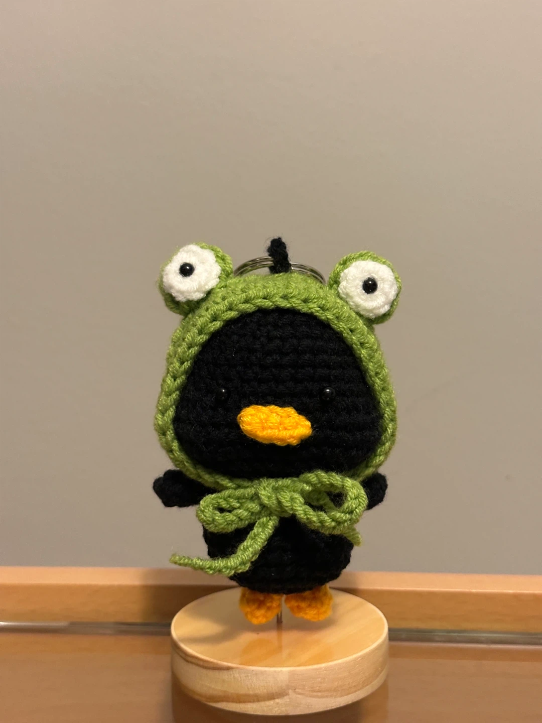 Crochet duck keychain - photo 2