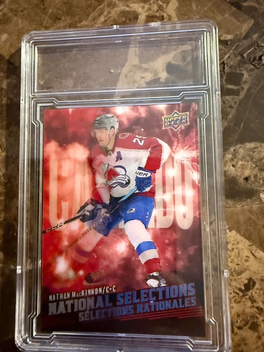 Nathan MacKinnon Upper Deck Hockey Card