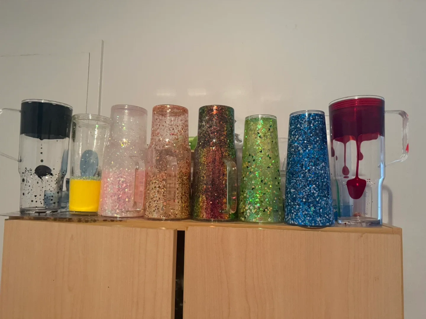 Handmade Orange Candle & Decorated Tumbler image indicator(3)