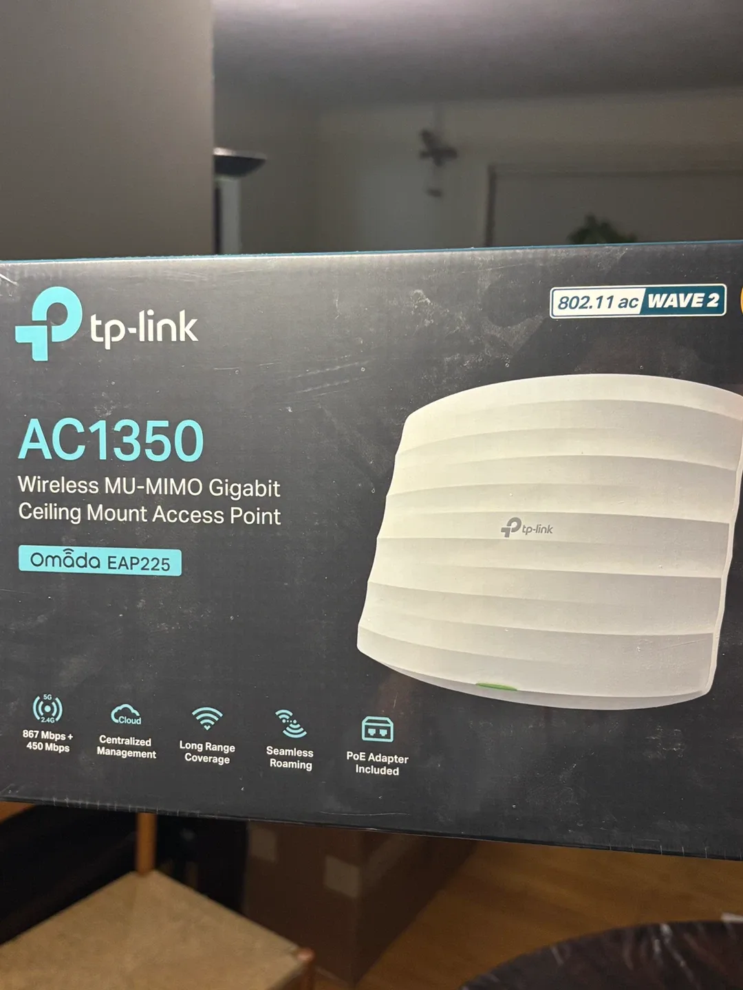 New TP-Link AC1350 Wireless Ceiling Mount Access Point thumbnail