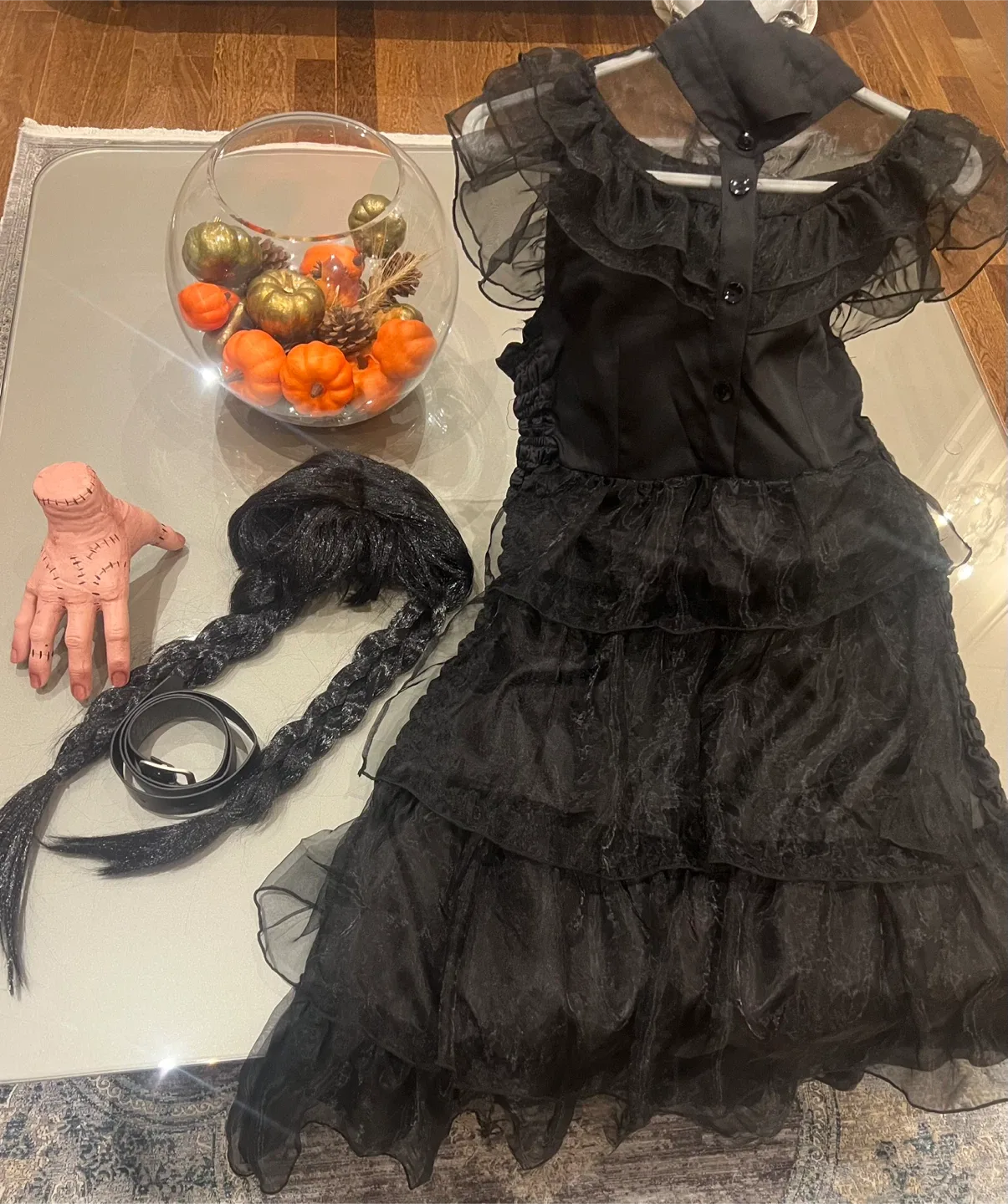 Wednesday Addams Inspired Black Dress image indicator(3)