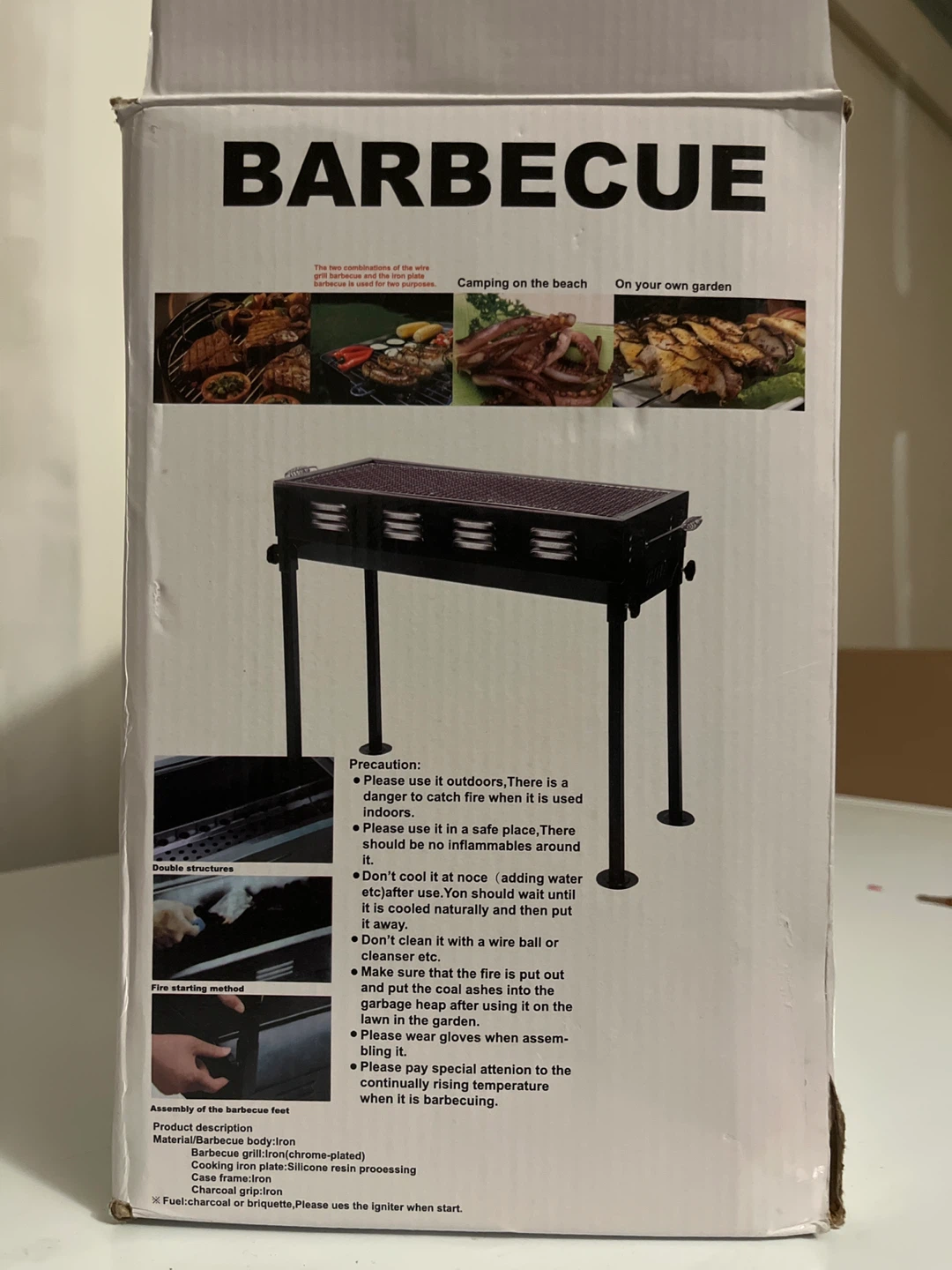 New Barbecue Grill (Unused, Box Opened) - photo 2