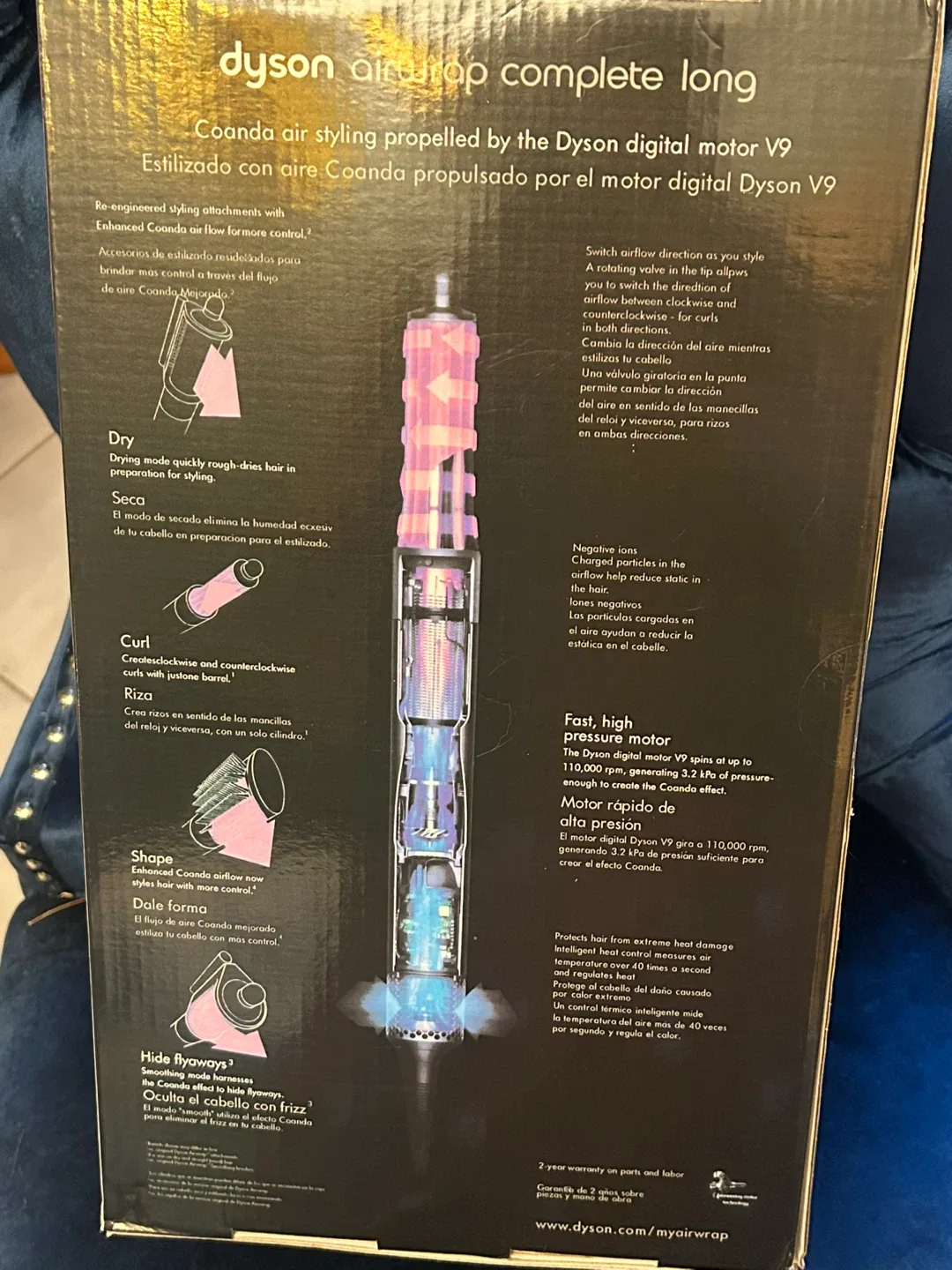 Dyson Airwrap Complete Long Hair Styler image indicator(3)