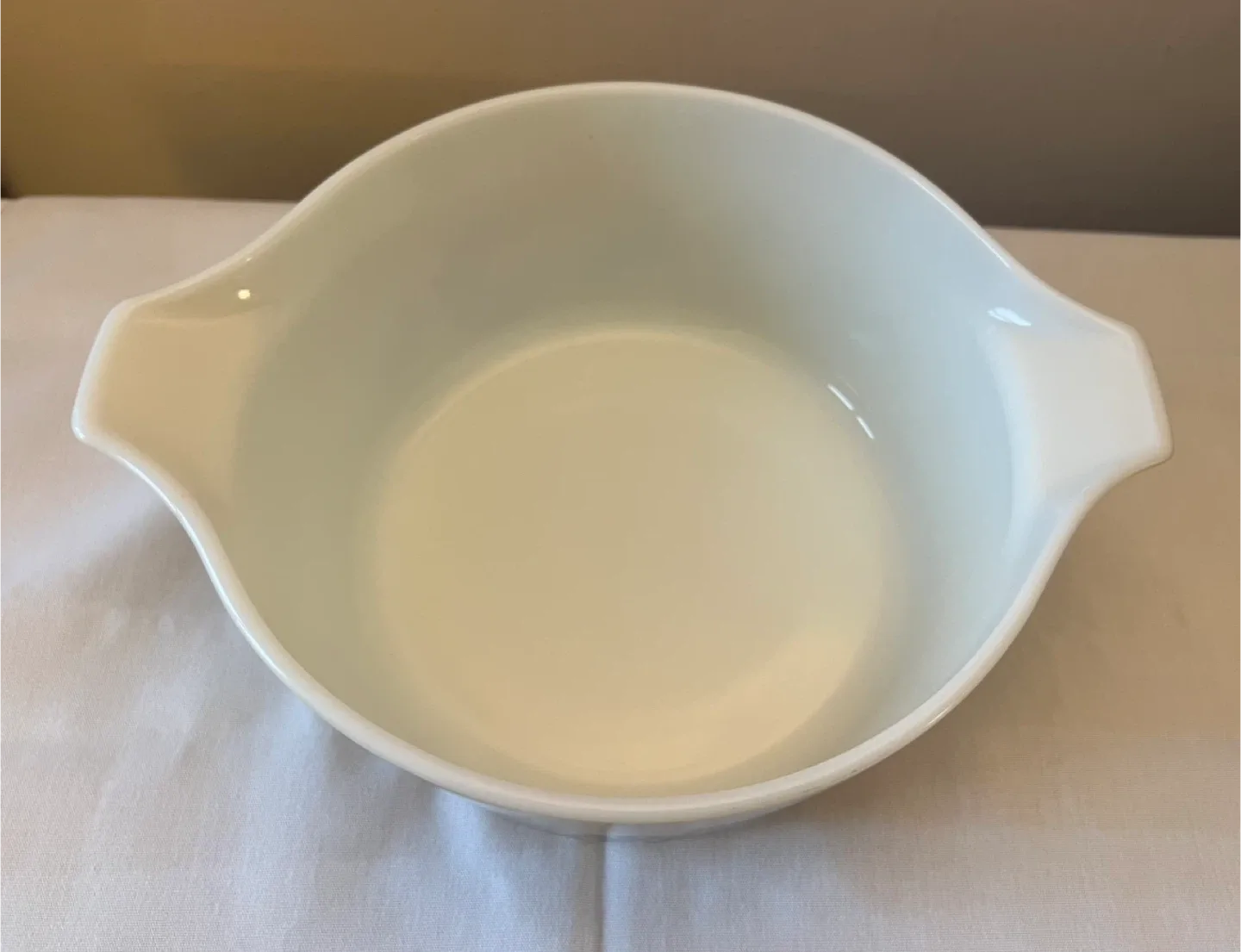 Vintage Pyrex 2.5 L/2.6 Q 475-B Homestead Pattern Round Dish image indicator(6)