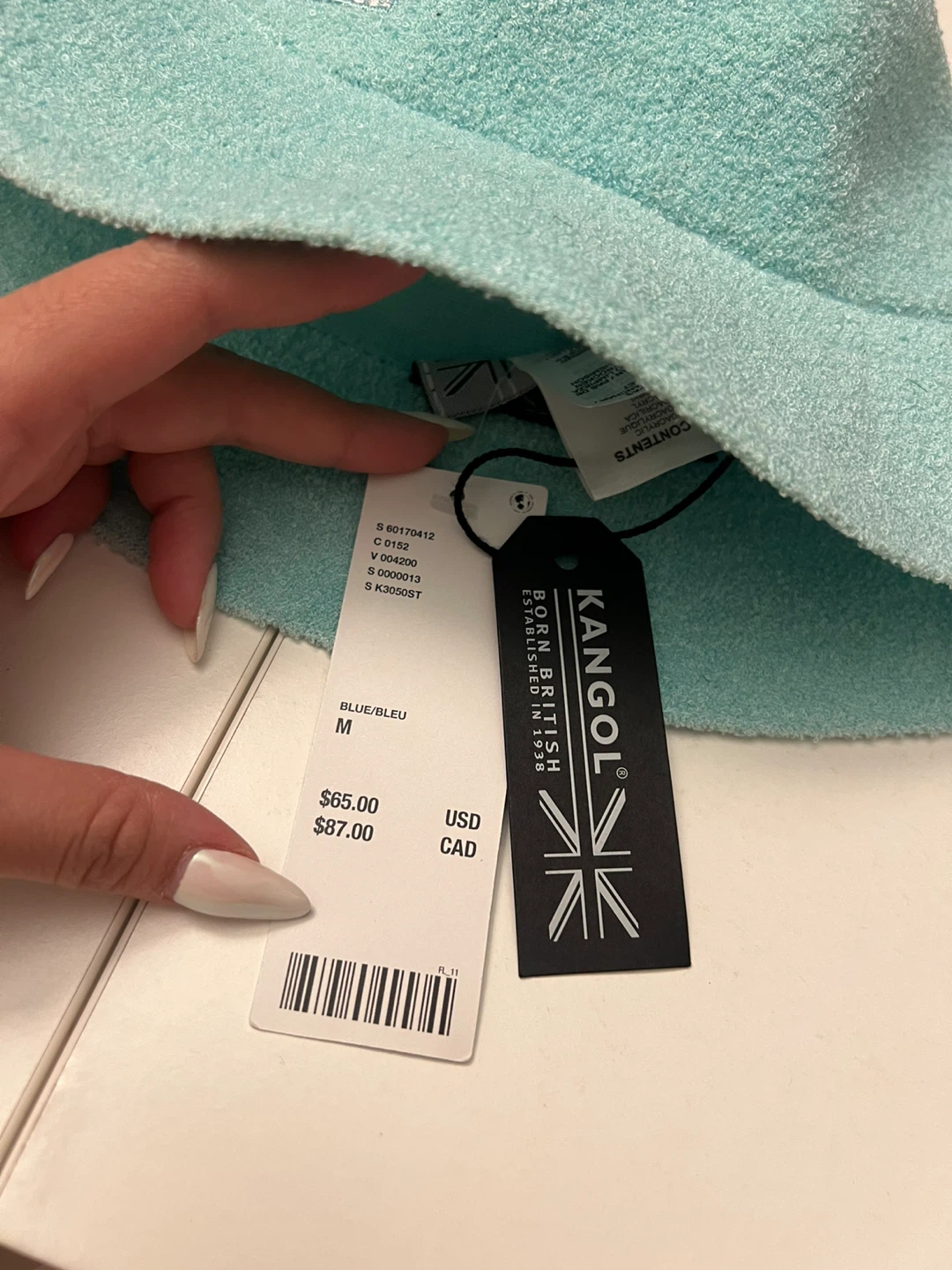 New Kangol Bermuda Bucket - Aqua size M - photo 3