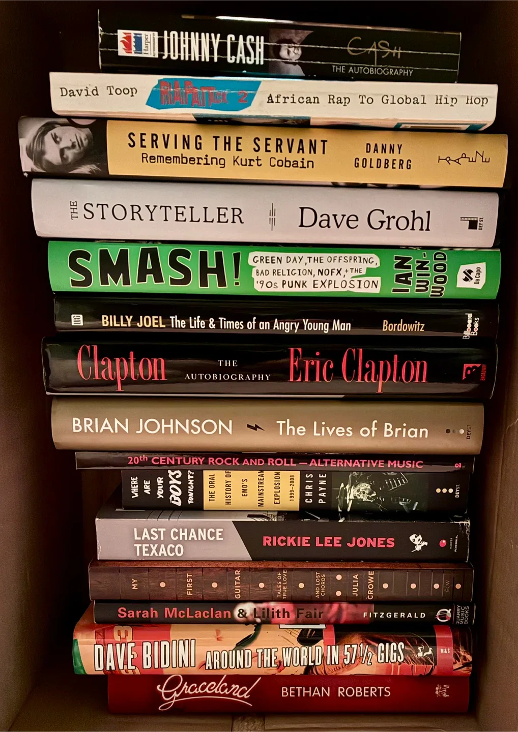 Music bios/Books: Johnny Cash, Dave Grohl, Eric Clapton + thumbnail