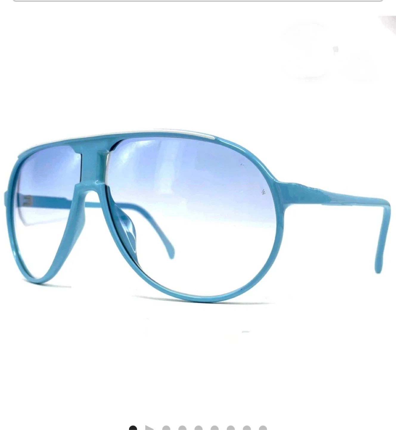 Blue Aviator Sunglasses