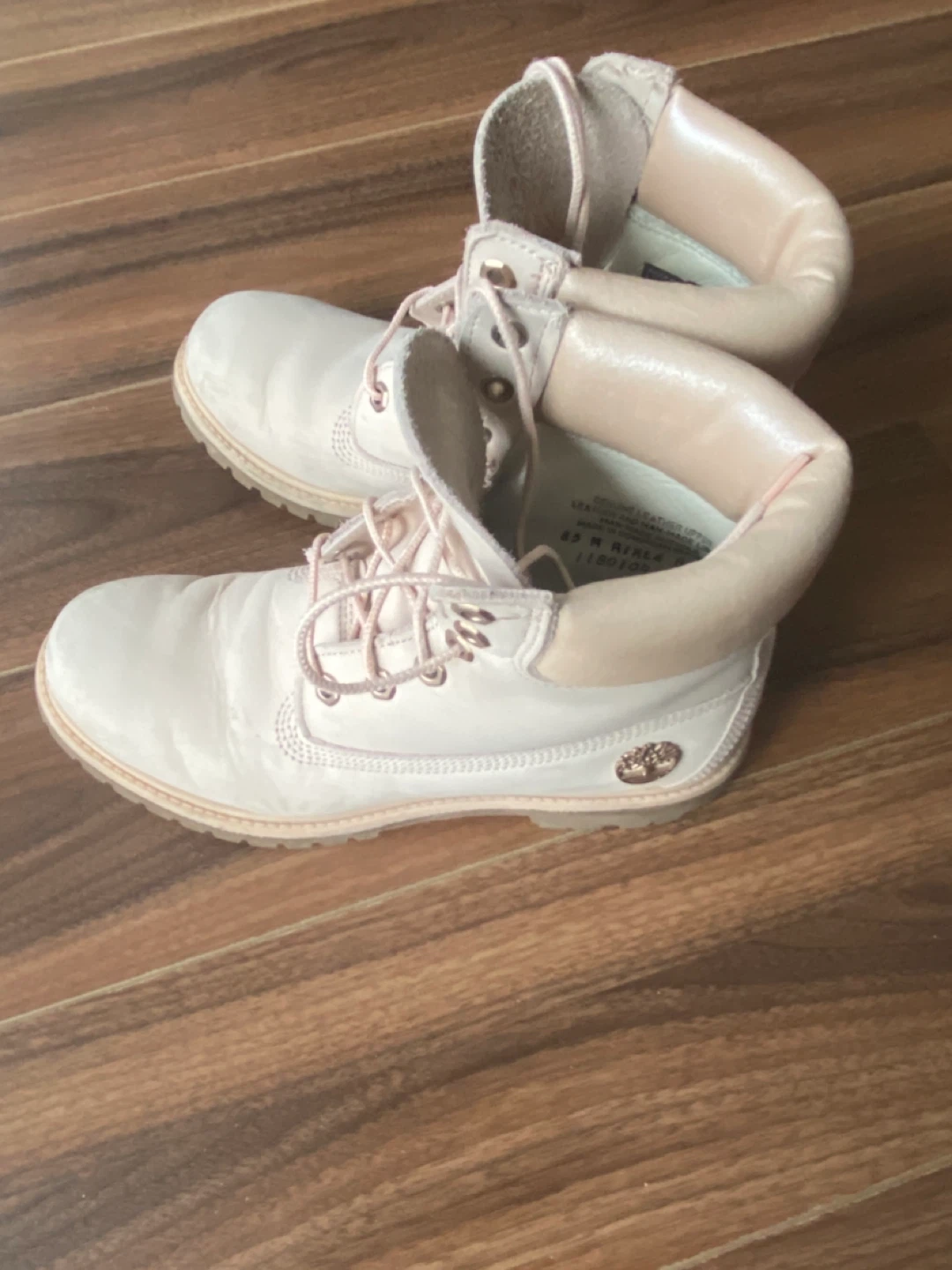 Timberland Boots, Size 8.5 US, Light Pink