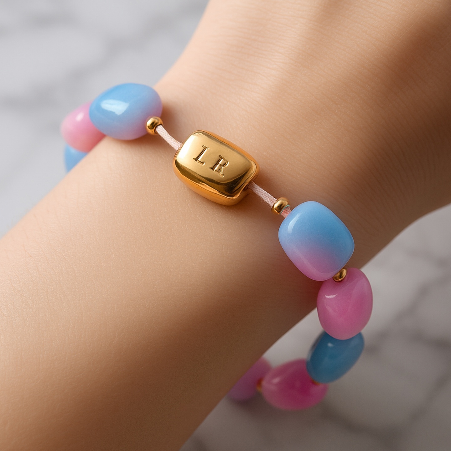 Lola Rose London Semi-Precious   – Signed LR Toggle Bracelet