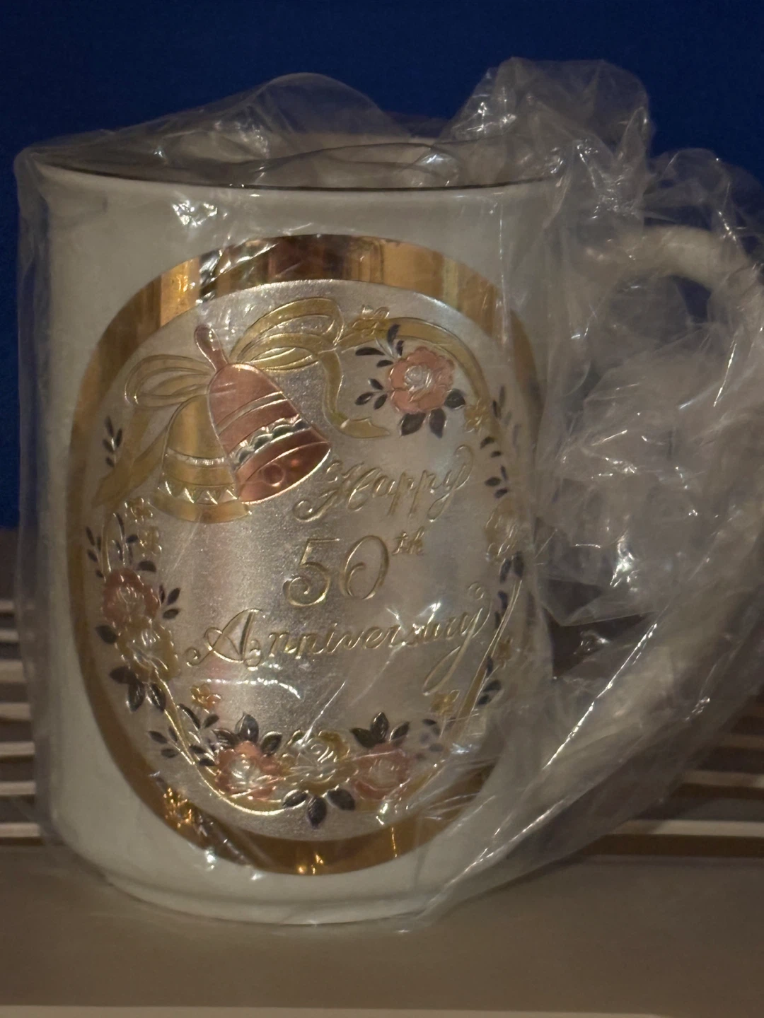 Chokin Mugs 24k Gold Happy 50th Anniversary - photo 4