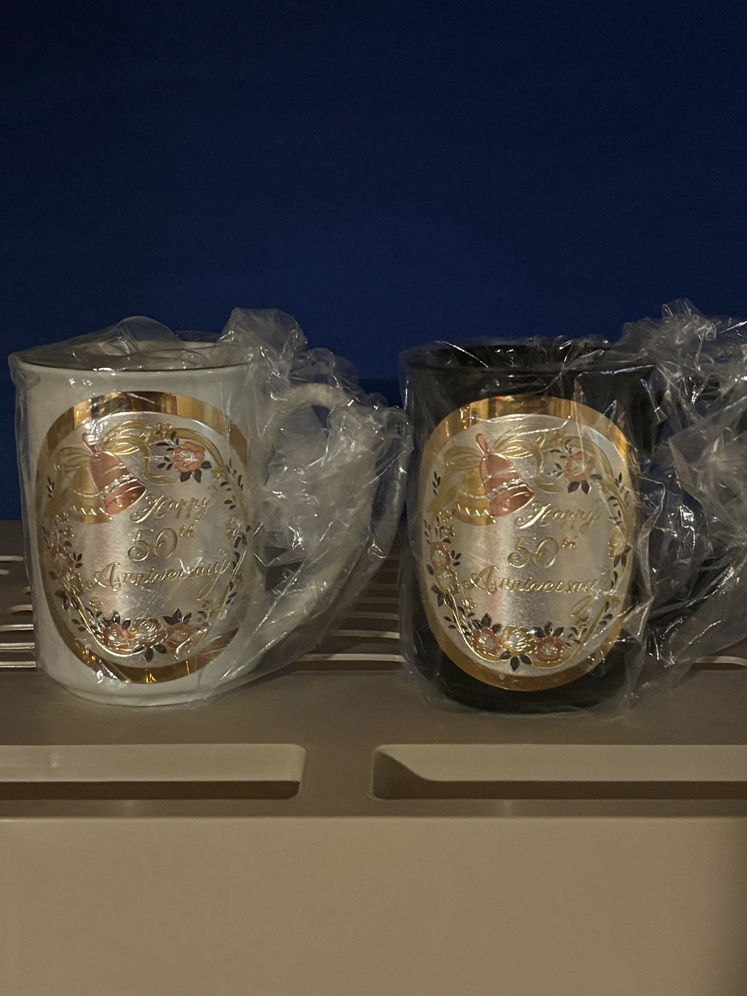 Chokin Mugs 24k Gold Happy 50th Anniversary - photo 3