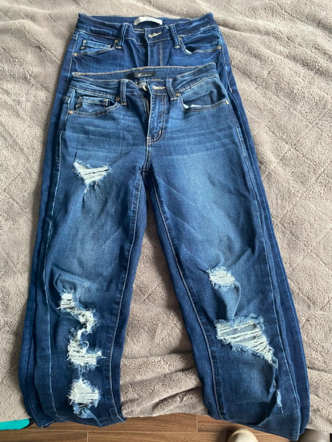 2 pairs KanCan Ripped Jeans - Size 24