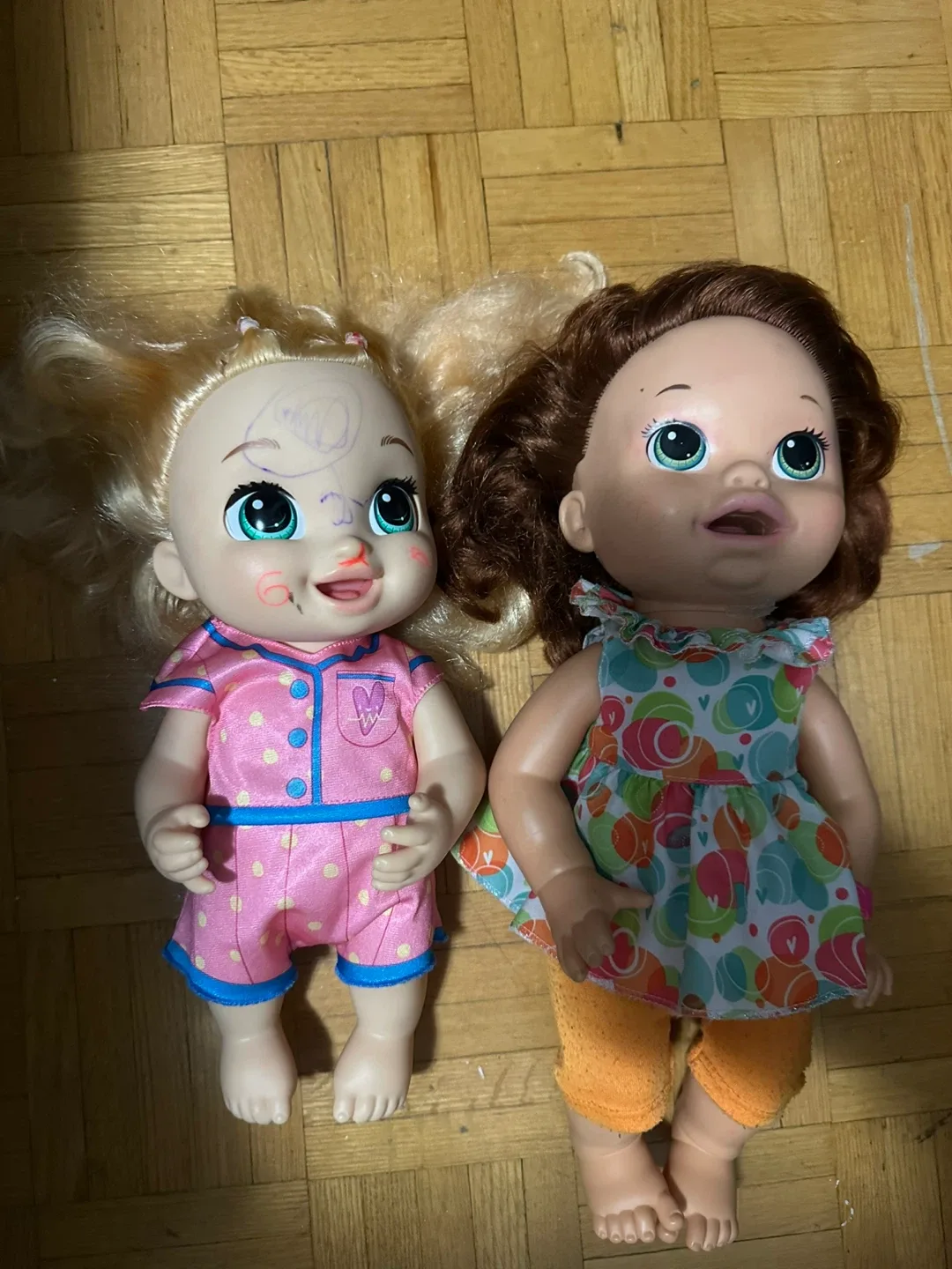 Two Baby Alive Dolls