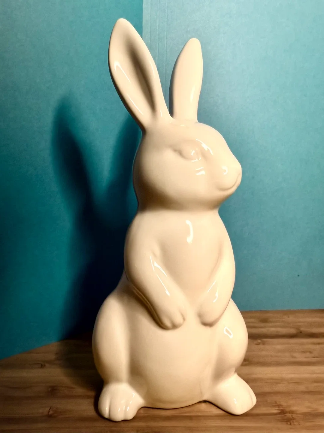 Ceramic Bunny Decoration, 8 inches thumbnail