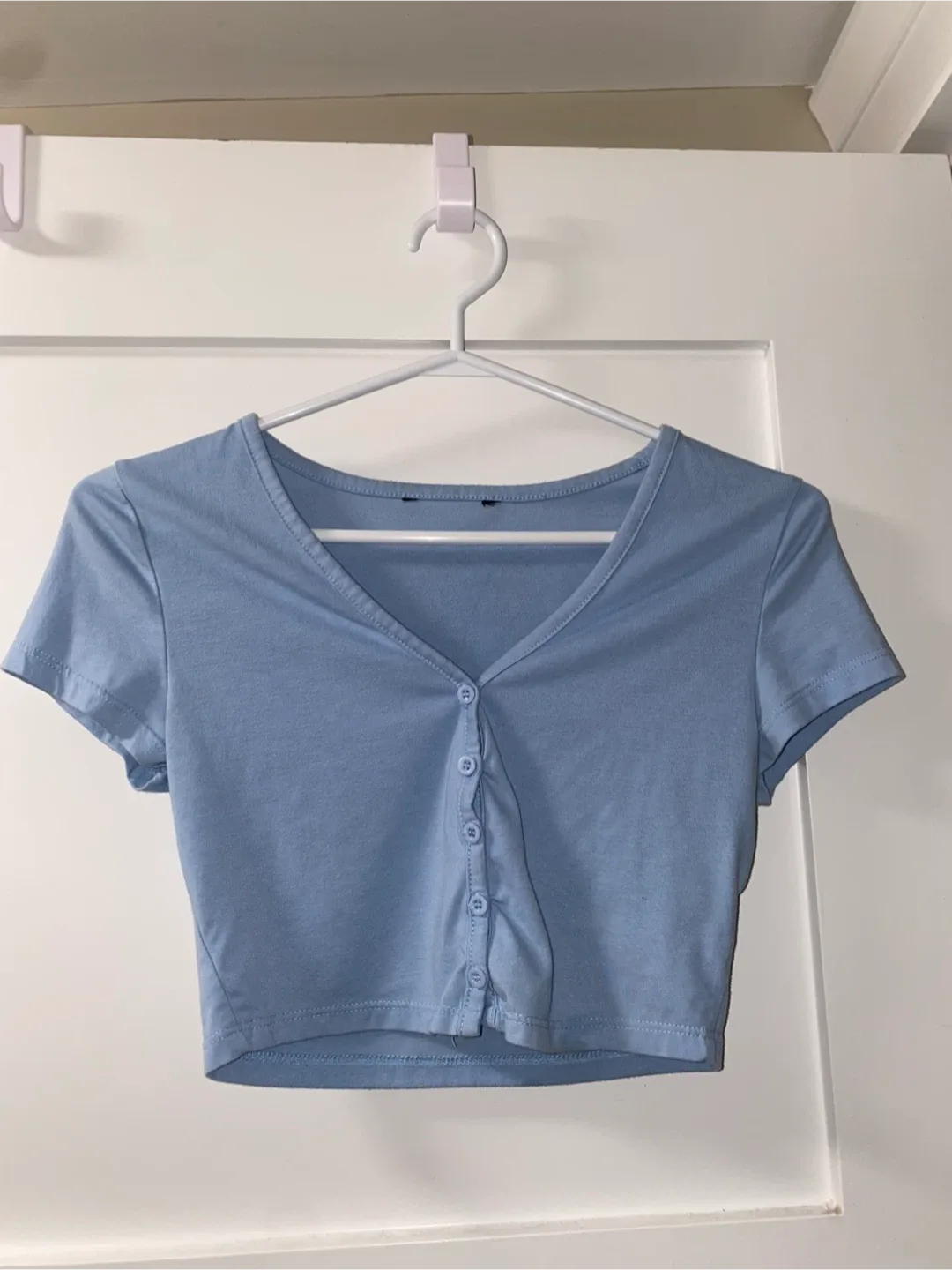 Blue Crop Top - Size Small image indicator(3)