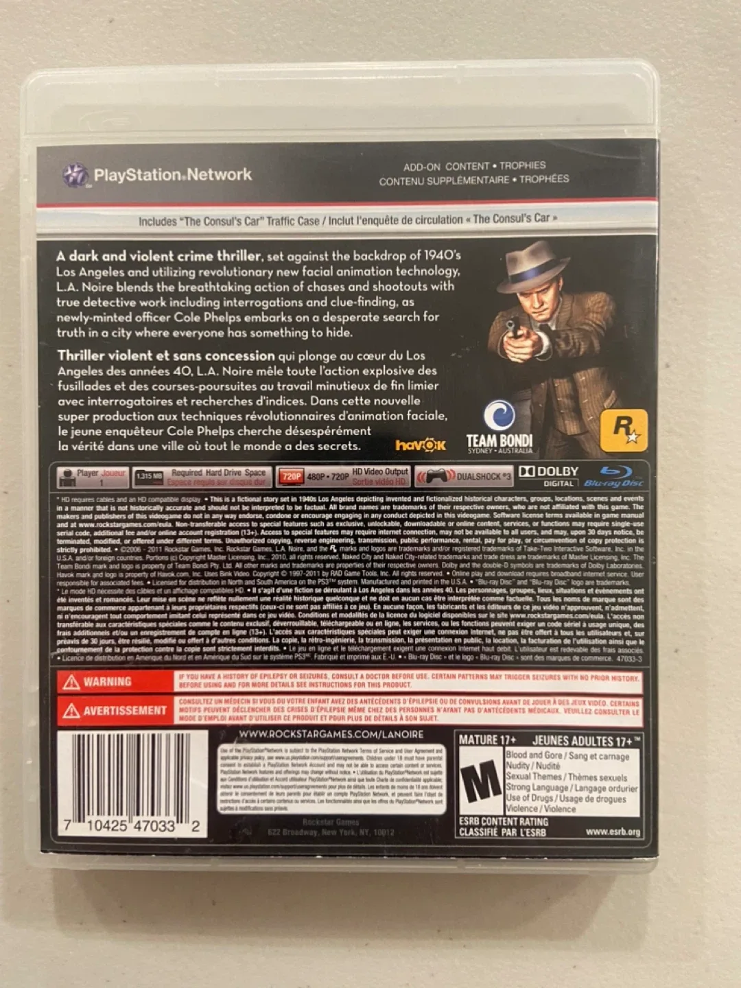 L.A. Noire PS3 Game image indicator(2)