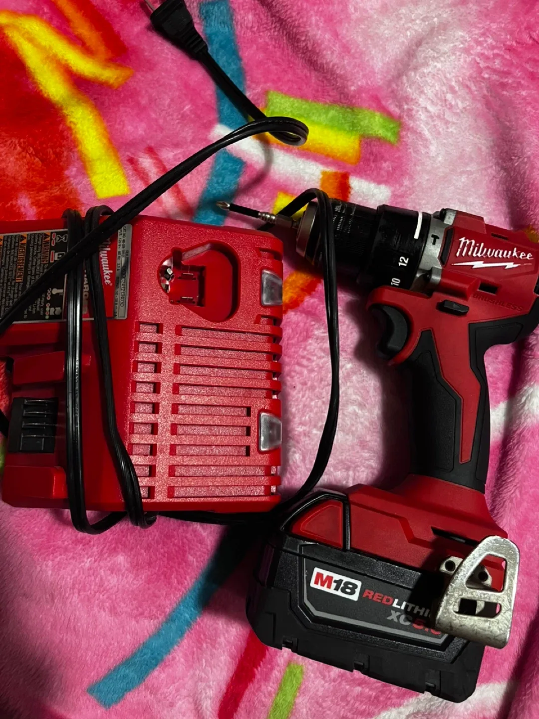 Milwaukee M18 Brushless Drill with Charger thumbnail