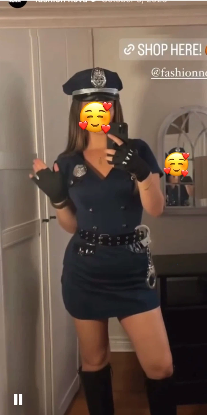 Dreamgirl Officer Pat U. Down Costume, Size S
