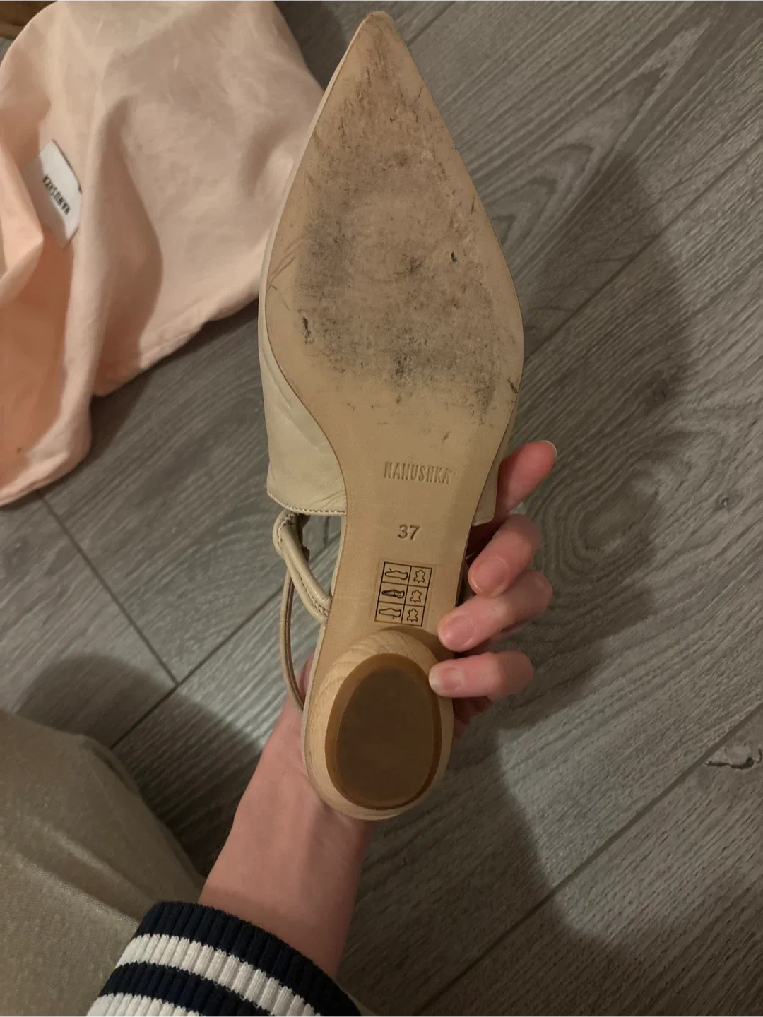 Nanushka Women's Beige Heels - Size 37 image indicator(3)