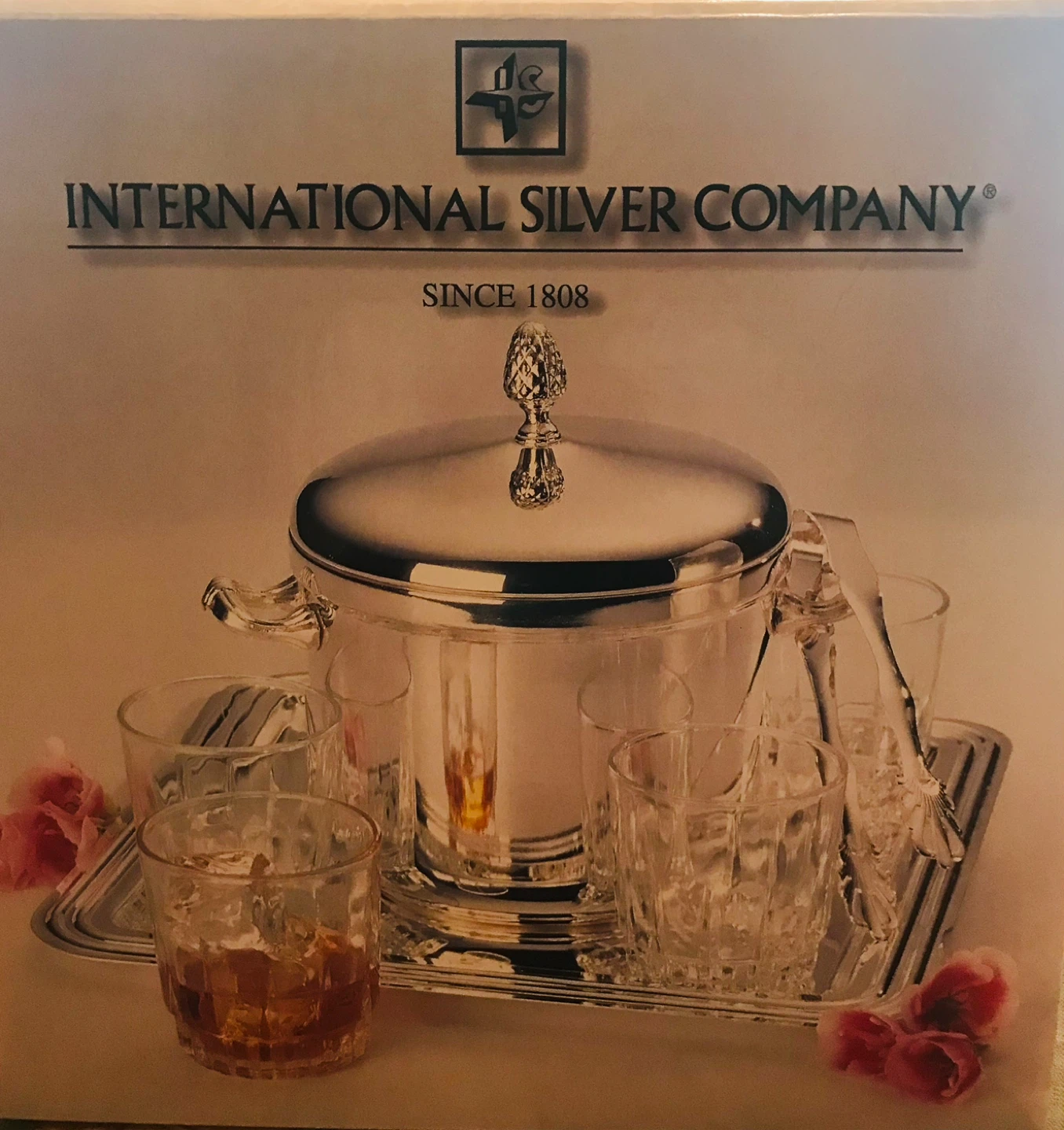Ice Bucket Set with tray and whisky glasses - photo 2