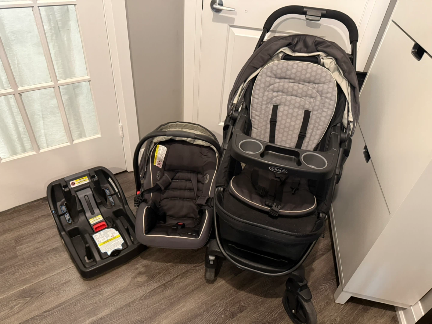 Graco Travel System with Infant Car Seat and other items