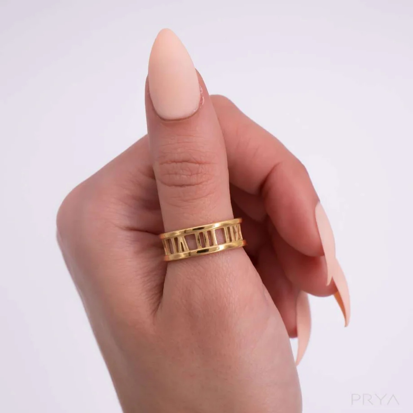 Roman numeral ring